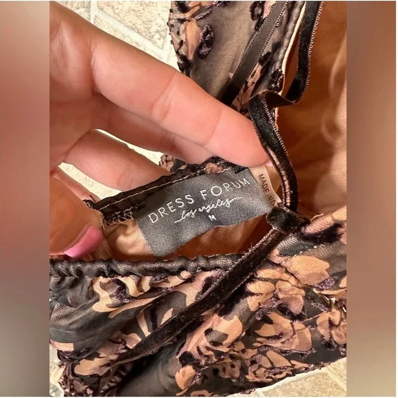 Dress Forum Floral Spaghetti Strap Dress - Picture 4 of 6